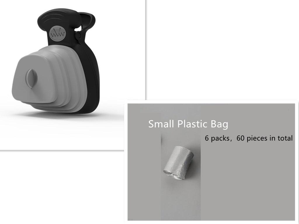 Easy-Clean Dog Poop Scoop with Built-In Bag Dispenser