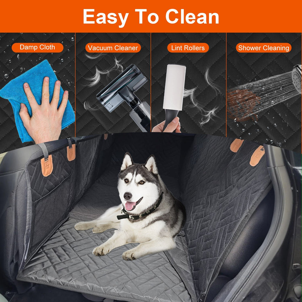 Dog Car Seat Cover with Mesh Window for Comfy Trips