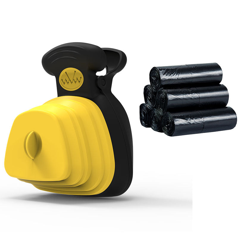 Easy-Clean Dog Poop Scoop with Built-In Bag Dispenser