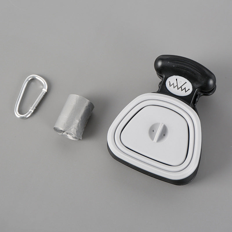 Easy-Clean Dog Poop Scoop with Built-In Bag Dispenser